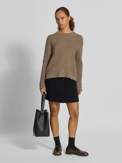 VERO MODA Rozkloszowana spódnica mini z mieszanki wiskozy model 'SABA' Czarny 1