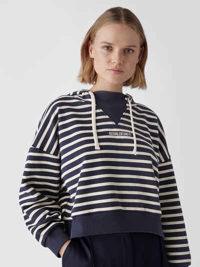 RED Valentino Hoodie mit Streifenmuster Blau 3