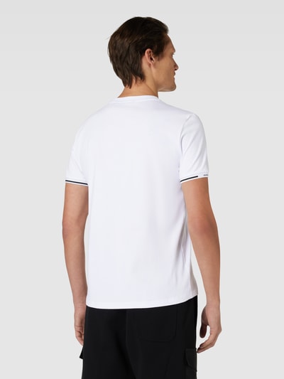 Antony Morato T-shirt met motiefpatch en contraststrepen Offwhite - 5