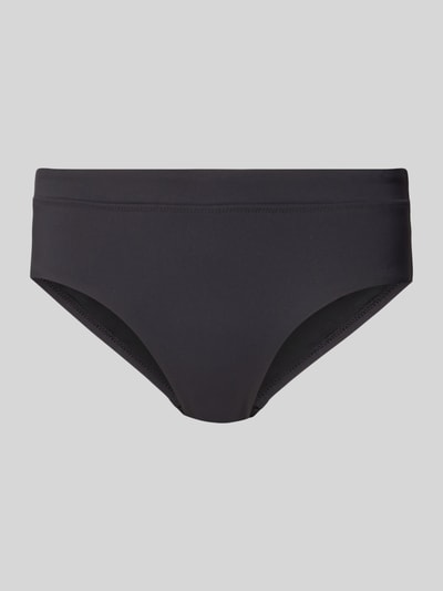 Produktfoto, Slim Fit Bikini-Hose mit Logo-Applikation Modell 'Beach' von JOOP! Collection aus Elastischer-Material-Mix in Schwarz.