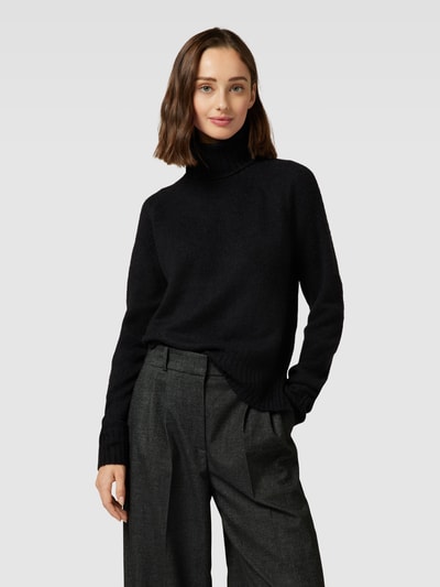 Vero Moda Strickpullover mit Rollkragen Modell 'DANIELA' Black 4