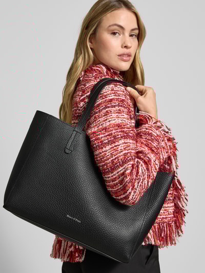 Marc O'Polo Shopper van echt rundleer Zwart - 1