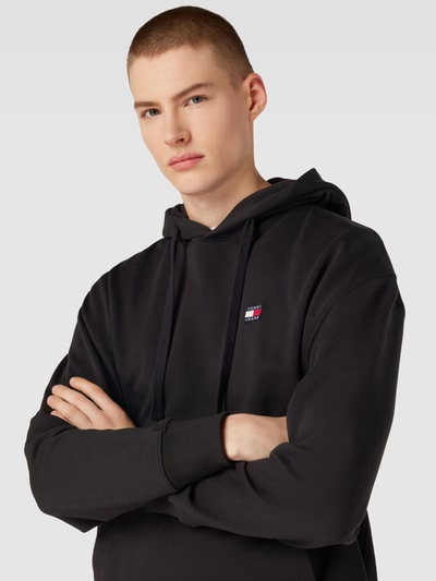 Tommy Jeans Hoodie mit Känguru-Tasche Black 3