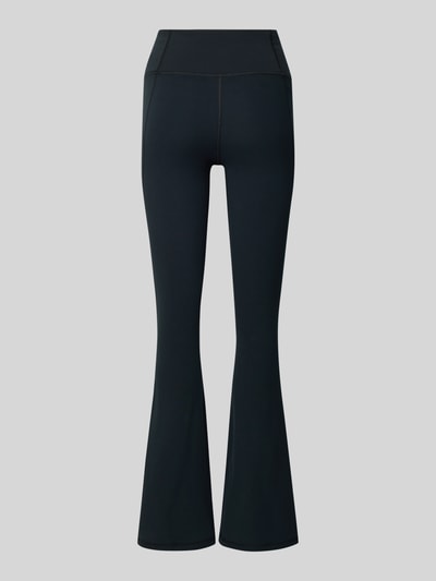 Produktfoto, Flared Fit Leggins mit breitem Bund Modell 'Motion' von Under Armour, Elastischer-Material-Mix, Beintasche, Logo-Print