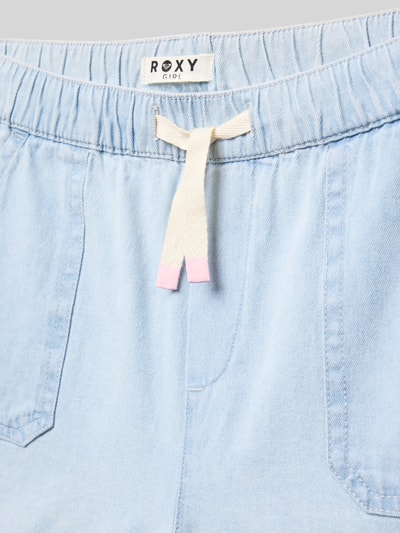 Roxy Szorty jeansowe z elastycznym pasem model ‘CALL ON ME’ Jasnoniebieski 2