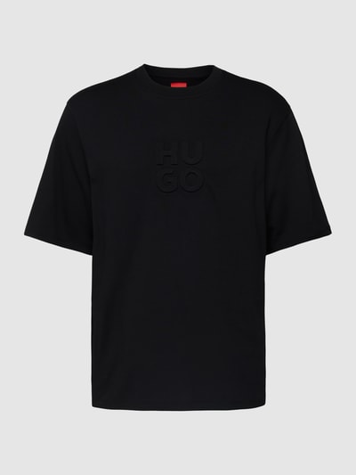 HUGO T-Shirt mit Rundhalsausschnitt Modell 'Dleek' Black 2