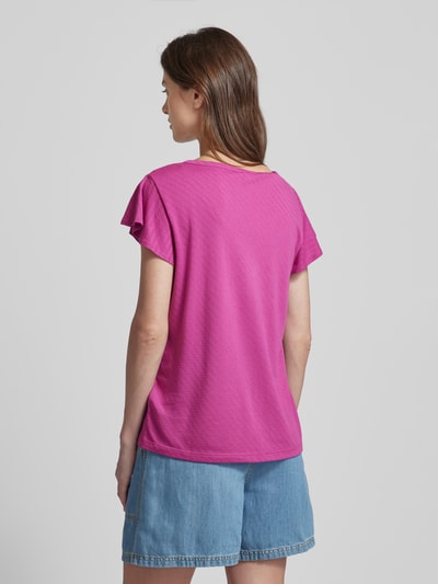 Tom Tailor T-Shirt mit Streifenmuster Pink 5