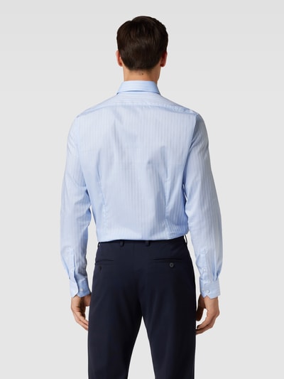 CK Calvin Klein Business-Hemd mit Label-Stitching Modell 'TWILL' Bleu 5