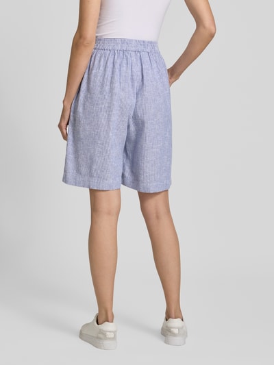 BOSS Orange Shorts aus Leinen-Viskose-Mix mit elastischem Bund Hellblau 5