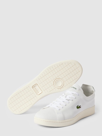 Lacoste Sneakers met mesh, model 'CARNABY' Wit - 4