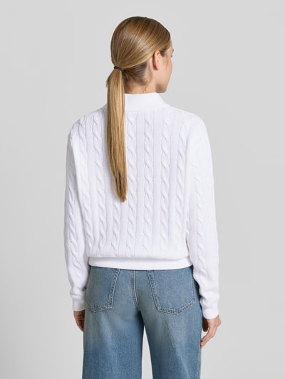 Polo Ralph Lauren Regular Fit Pullover mit Polokragen Weiss 5