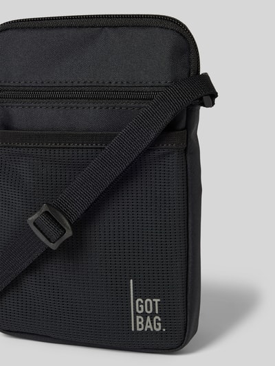 Gotbag Umhängetasche mit Label-Detail Modell 'NANO' Black 3