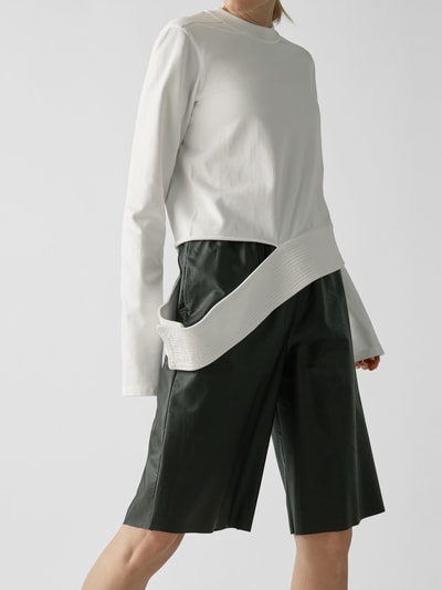 Rick Owens Sweatshirt mit Cut Out Weiß 6