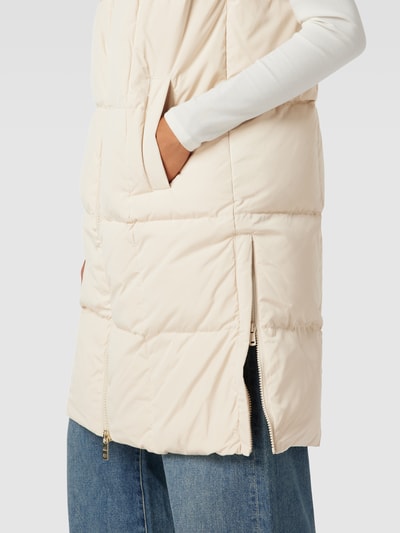 MOS MOSH Bodywarmer met capuchon, model 'Nova' Ecru gemêleerd - 3