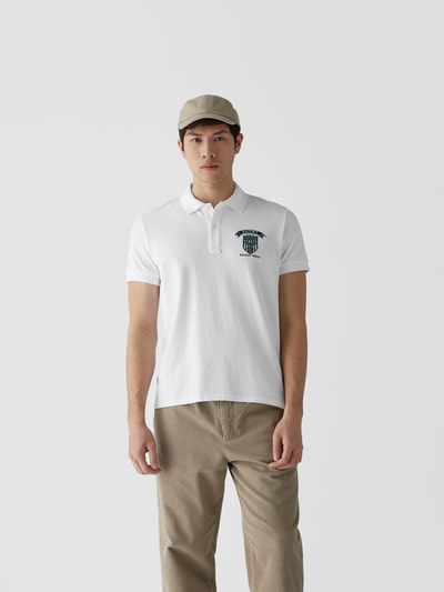 Autry Poloshirt mit Label-Stitching Weiß 4