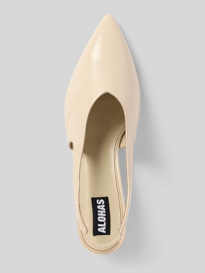 ALOHAS Czółenka ze skóry naturalnej model ‘Eros’ Écru 3