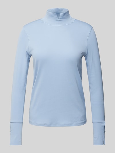 Marc Cain Longsleeve mit Stehkragen Hellblau 2