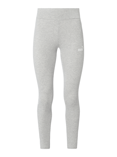 Puma Sportleggings mit Logo-Details  Hellgrau Melange 1