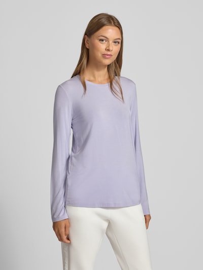 Schiesser Longsleeve met ronde hals Lila - 4
