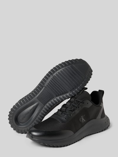 Calvin Klein Jeans Sneakers met vetersluiting Zwart - 4