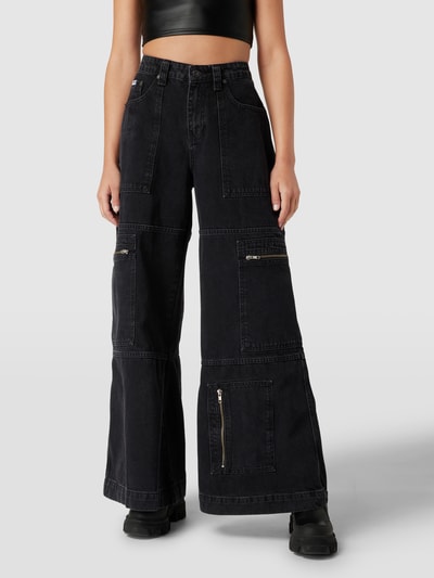 The Ragged Priest Jeans met ritszakken, model 'CLACKER' Zwart - 4