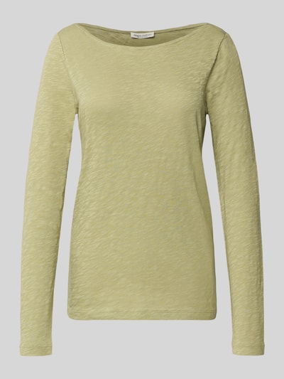 Marc O'Polo Regular Fit Langarmshirt aus reiner Baumwolle Lind 2