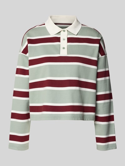 JAKE*S STUDIO WOMAN Shirt met lange mouwen, polokraag en knoopsluiting Lindegroen - 2