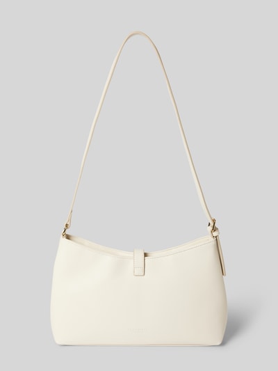 Seidenfelt Handtasche mit Klickverschluss Modell 'LILLA' Ecru 4