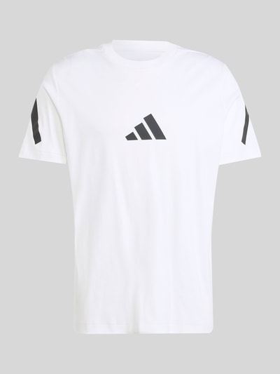 adidas Sportswear Regular Fit T-Shirt aus reiner Baumwolle Weiss 2