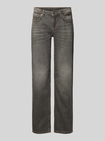 WEEKDAY Straight Fit Jeans im 5-Pocket-Design Modell 'Arrow' Dunkelgrau 2