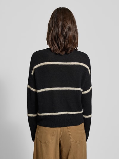 Brax Strickpullover mit Label-Detail Modell 'LISA' Black 5