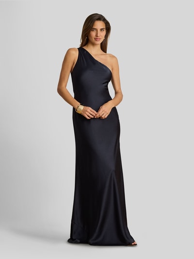 Lauren Ralph Lauren Figurbetontes Abendkleid mit One-Shoulder-Ausschnitt Dunkelblau 4