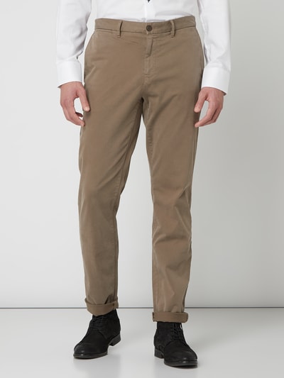 Tommy Hilfiger Pants Straight fit chino met hoog stretchgehalte, model 'Denton' - 'Flex Technology' Beige - 4