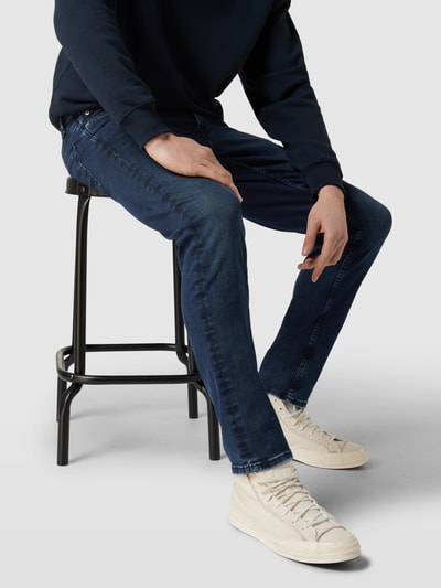 Only & Sons Slim fit jeans met labelpatch, model 'LOOM' Zwart - 3