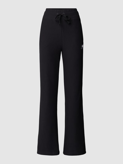 New Balance Sweatpants met labelstitching, model 'NB ATHLETICS TRACK PANT' Zwart - 2