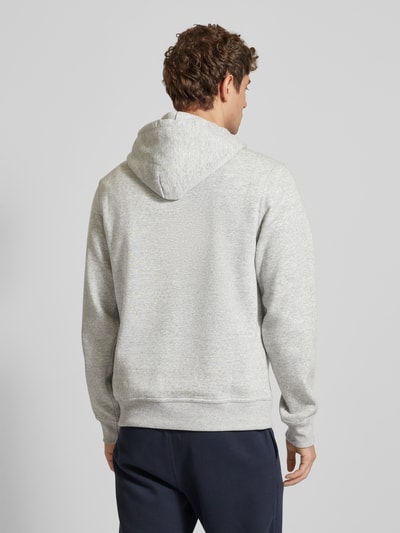 CHAMPION Hoodie mit Label-Stitching Mittelgrau Melange 5