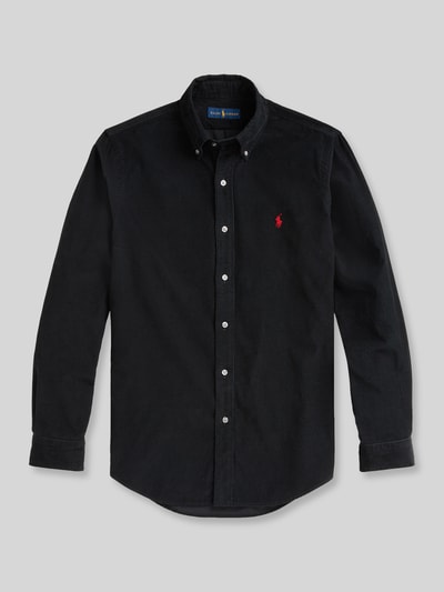 Polo Ralph Lauren Custom Fit Freizeithemd aus reiner Baumwolle Black 2