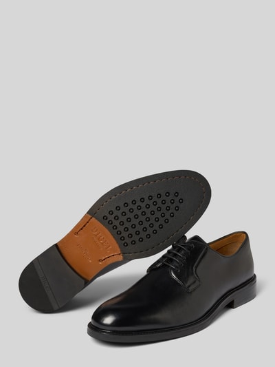 DIGEL Derby met blokhak, model 'Scott' Zwart - 4