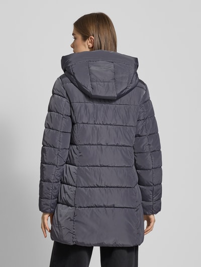 Only Kurtka pikowana o kroju regular fit z kapturem model ‘LINA’ Ciemnoszary 5
