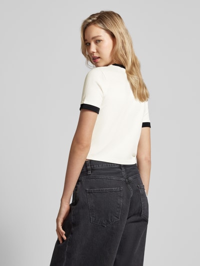 Dickies Cropped T-Shirt mit Label-Print Offwhite 5