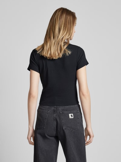 Levi's® T-Shirt mit Label-Detail und Rundhalsausschnitt Black 5