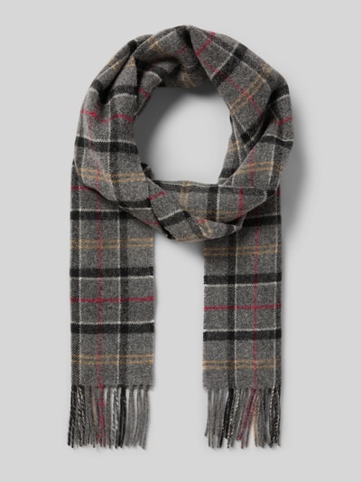 Barbour Sjaal van pure wol  Antraciet - 1