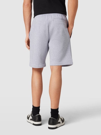 Lacoste Sweatshorts met labelpatch, model 'Basic' Lichtgrijs - 5