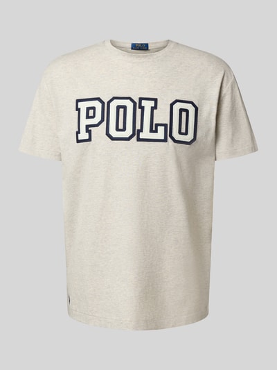 Polo Ralph Lauren Classic Fit T-Shirt mit Label-Stitching Hellgrau Melange 2