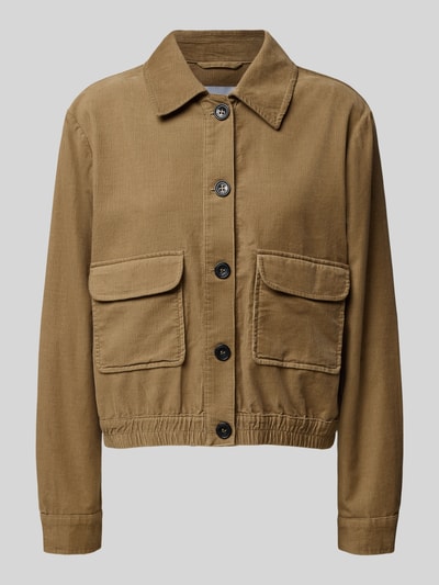 More & More Blouson mit aufgesetzten Pattentaschen Khaki 2