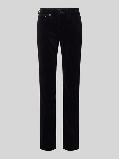 Lauren Ralph Lauren Spodnie sztruksowe z 5 kieszeniami Czarny 2