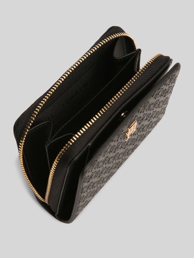 Tommy Hilfiger Portemonnaie aus Kunstleder mit Allover-Logo-Print Black 3