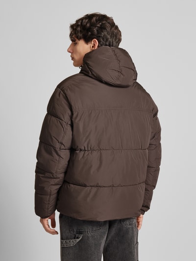 Jack & Jones Steppjacke mit Kapuze Modell 'BRADLEY' Mittelbraun 5