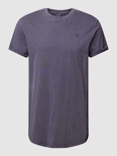 G-Star Raw T-shirt met labeldetail Aubergine - 2