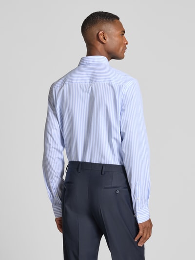 Jake*s Slim fit zakelijk overhemd met knoopsluiting Lichtblauw - 5
